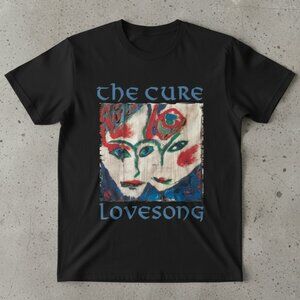 The Cure Lovesong Graphic T-Shirt | Vintage Goth Band Tee | Alternative Rock